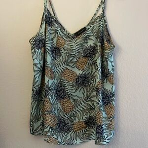 Primark Plus Spaghetti Strap Pineapple Print (US 14)